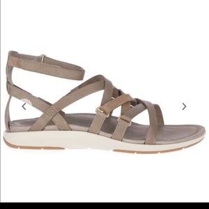 Merrell kalari shaw mid sandals sz 9